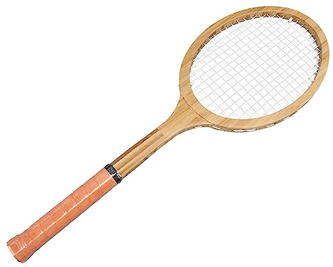 Retro-Tennisschläger, Geschnitzter Vintage-Tennisschläger für Sammlungsdekoration, Gedenkausstellung