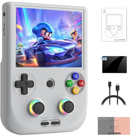 JOYARCH RG406V Retro Console di gioco portatile, Android 13 5500mAh Arcade Video Gaming Console 4 pollici 960* 720P IPS Touchscreen Supporto 1080P Uscita WIFIBluetooth (senza giochi)