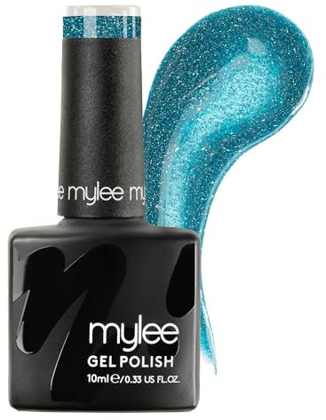 Mylee Reflektierender Gel-Nagellack 10ml [Mamma Mia] UV/LED, Maniküre, Pediküre, für professionellen Gebrauch im Salon sowie zu Hause [Spotlight Range] Lang anhaltend und mühelos aufzutragen