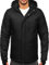 BOLF Herren Winterjacke Skijacke Snowboardjacke mit Reißverschluss Schneejacke Kapuze Schneefang Bündchen Winddicht Wasserdicht Atmungsaktiv Outdoor Freizeit Sport 91M9906 Schwarz XL [4D4]