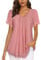 Womens Blouses and Tops Ladies Blouses Tunic Tops Short Sleeve Tops for Women UK V Neck Floaty Tops for Women Dressy Casual Tops for Women Layered Summer Tops Swing Lightweight Mesh Blouse Shirts