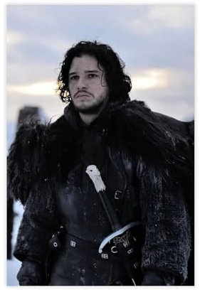 fsgfod Kit Harington Poster auf Leinwand, Wandkunst, Dekordruck, Bild Gemälde für Wohnzimmer, Schlafzimmer, Dekoration, 20 x 30 cm