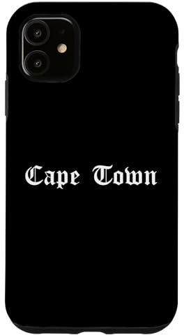 Cape Town, Gothic Type Hülle für iPhone 11