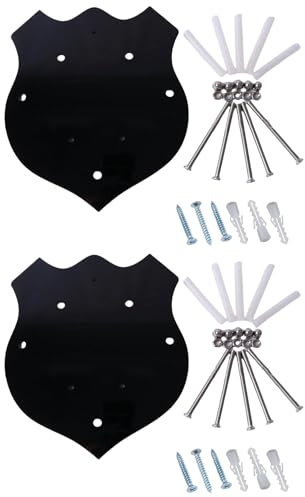 ZIDDAR Lot de 2 supports muraux élégants pour épées avec vis pour la maison