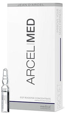 JEAN D'ARCEL ARCELMED Ampullen Set - EGF Booster Concentrate 7 x 2 ml - Strafft und glättet das Hautbild - Unterstützt die Kollagen-Produktion - Fördert die Regeneration der Haut