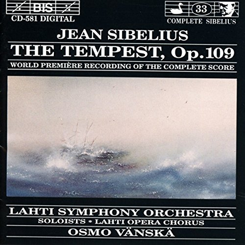 The Tempest Op. 109: World Premiere Recording of the Complete Score
