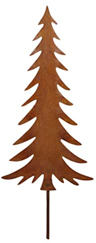 Rostikal Mini Weihnachtsbaum 17 cm Weihnachten Deko Edelstahl Weihnachtsdeko Tanne