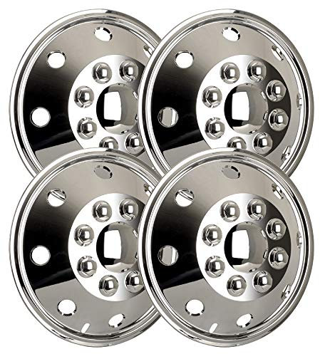 Hansen Styling Parts Radzierblende (4 Stück) verchromt 15 Zoll universell passend für Wohnmobile PKW Transporter