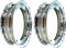2 Felgendeckel verchromt 3 00 10 Vespa 50 Special R L N PK S XL FL HP