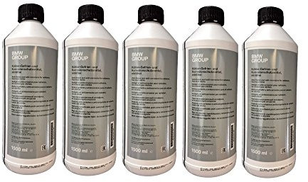 Original BMW Kühlerfrostschutz blau/grün - 5x 1,5 Liter Flasche