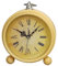 GMMH Retro Analog Wecker, Ohne Ticken, Tischuhr Nachttischuhr (14-2) Alarmwecker Vintage Retro Nostalgie aus Metall, Antik Standuhr Schreibtischuhr Uhr Tischwecker mit Alarm, Weckuhr