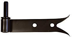 TORBEL Gond de volet à plaquer queue de carpe L170 axe amovible D14 noir