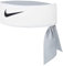 Nike Stirnband 9320/8 Tennis, 101 White/Black, 1size, 9320-8