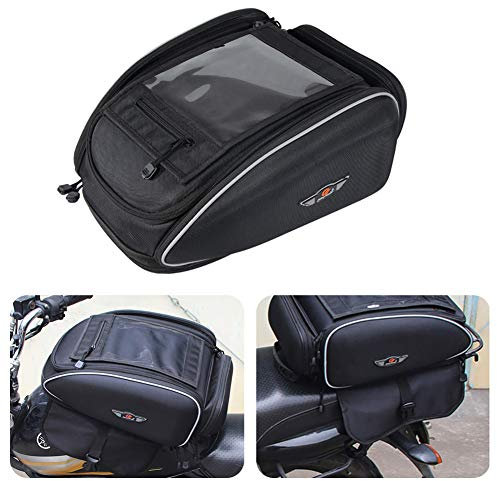 KATUR Motorrad Reiten Rennen Reise Gepäck Tasche Motorrad Magnetische Öl Kraftstoff Tank Taschen Multifunktionsrucksack Werkzeugtasche 30L mit Regenschutz (wasserdicht)