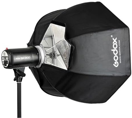 Godox Paraplu Softbox Bowens 80cm met Grid