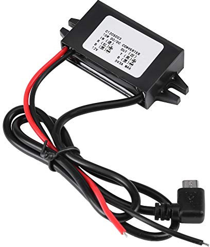 Convertisseur DC 12V à 5V 3A Micro USB Voiture Convertisseur Adaptateur de Transformateur de Module Réduit Régulateur de Tension Abaisseur