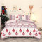 Vgzsyomqib Weihnachten Bettwäsche Set 1 Bettbezug 200x220 cm mit 2 Kissenbezug 50x75 cm Weiche Mikrofaser Bettwäsche-Sets 3teilig Weihnachtsmann Weihnachtsmotiv Bettbezüge mit Reißverschluss 3er Set
