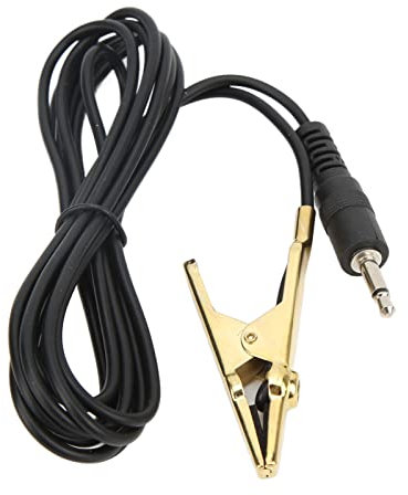 Audio Pickup Clip, Audio Pickup Clip Metall 3,5 Mm Universal Instrument Mikrofon Pickup Clip mit Schwammpolster für Violine Gitarre(2 Meters) Schach, Freizeitsport