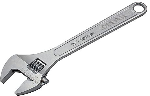 Faithfull FAIAS300MC Adjustable Chrome Spanner 300mm (12in) - 35mm Jaw Capacity