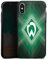 Slim Case extra dünn kompatibel mit Apple iPhone X Silikon Handyhülle schwarz Hülle SV Werder Bremen Offizielles Lizenzprodukt Wappen