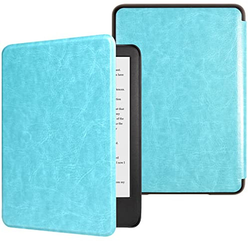 DMLuna Custodia per 6 Pollici Nuovo Kindle 11a Generazione 2024/2022, ultra sottile e leggera, custodia in pelle PU resistente e durevole, con funzione di spegnimento automatico