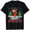 Happy Hockey Xmas Days Santa Ice Hockey Equipment Player T-Shirt