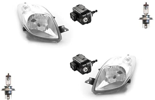 Johns, Scheinwerfer passend für Toyota Yaris XP9 06-08 mit H4 Links Rechts + Stellmotor