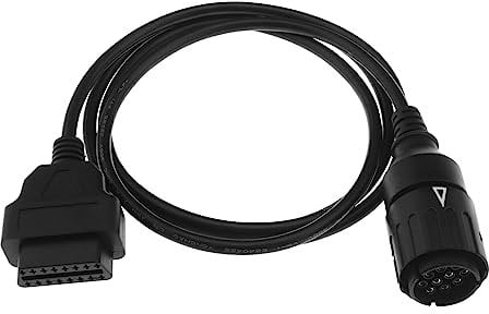 ECSiNG OBD2 16pin auf 10pin Diagnosekabel, kompatibel mit BMW Motorrädern, passend für Laptop K-Line DCAN Schnittstelle, 10pin Verbindungskabel für Motorräder, 1,5m