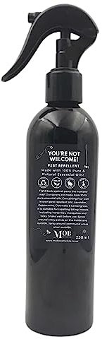 You're Not Welcome! Pest Repellent Spray. 100% Pure Essential Oil Blend for Mosquitos | Flies | Ticks | Spiders | Insects | Mice | Rats (250ml)