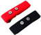 Rich Green Valley 2 Pack Heart Rate Monitor Replacement Strap, Adjustable Chest Band Compatible with Myzone MZ-Switch (Black & Red,Large)