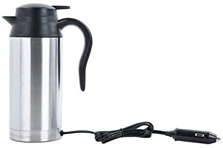 ILmira Smart Electric Heated Travel Coffee Mug for Car Stainless Steel Travel Coffee Mug Cup Heated Mug with Handle for Heating Water, Coffee, Tea Milk Auspicious clouds