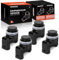 Frankberg Lot de 4 capteurs de stationnement avant arrière compatibles avec X3 E83 2.0L-3.0L 2006-2011 PDC X5 E70 3.0L-4.8L 2006-2013 X6 E71 E72 3.0L 4.4L 2008-2014 Remplace# 66209139868