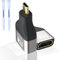 YIMATEECO Micro HDMI to HDMI Adapter - 2Pack HDMI to Micro HDMI Adapter Micro Male to Female Connector HDMI 2.1 Extension Adapter Support 8K@60Hz 4K@120Hz 1080P for HDTV, Camera, Projector (2-Pack)