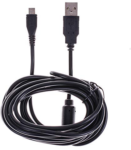 Freaks and Geeks - Cable de carga para PS4, Xbox One/Mobile (micro USB) (3 m)