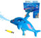 alldoro 60127 Aufblasbare Wasserpistole Delfin, 250 ml Tank, mit Pumpe - aus Kunststoff - bunt, 72 x 43 cm, Blau