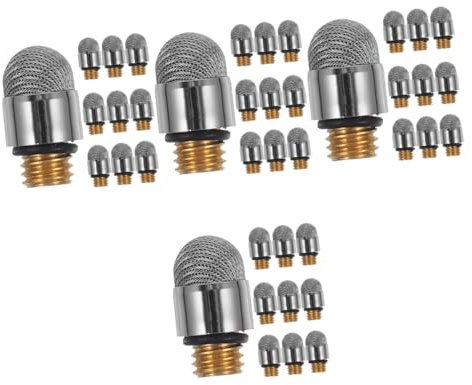 Mikikit 40stücke Ersatzspitzen Für Kapazitive Stifte Hochwertige Mesh-Faser-Tipps Für Touchscreens Langlebig Und Präzise Für Smartphones Und Tablets