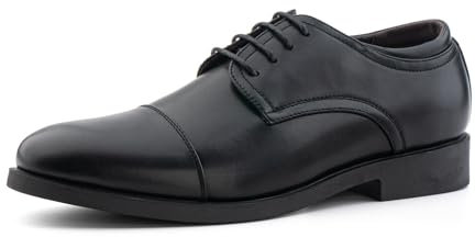Hitmars Business Schuhe Herren Anzugschuhe Lackschuhe Hochzeitsschuhe Elegant Lederschuhe Herren Oxford Hochzeit Schuhe Anzug Derbys 3 Schwarz 41