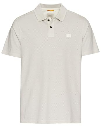 camel active Herren Kurzarm Poloshirt aus Reiner Baumwolle Beige, Menswear-XL