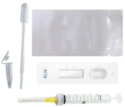 Hundeschwangerschaftstest Kit zu Hause, schnelle und genaue Erkennung Hundschwangerschaftstest mit Puffer