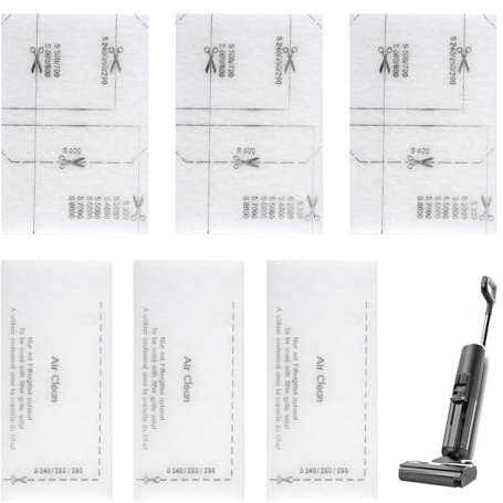 Vacuum Filter for Miele, 3 Pack Air Clean & Pre Motor Filter Mats Compatible with Miele Models Complete C1/C2/C3, Compact C1/C2, Classic C1, Dynamic U1, S200-S8999 Series, Essential Maintenance Kit
