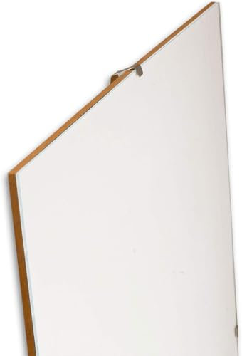 FrameHub Marco de fotos con clip para colgar en la pared, cristal fuerte, sin marco, marco transparente para carteles, certificados, fotografías, cómics, ligero (A4, paquete de 4 unidades)