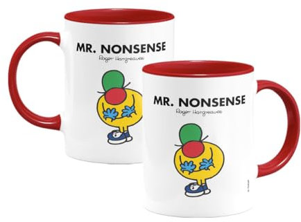 Mr. Men Mr. Nonsense Large Porcelain Colour Handle Mug Little Miss