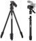 Tripode Camara de Viaje 152cm, Rollei Compact Creator Trípode de Aluminio Ligero y Portátil Tripod con Soporte Integrado para Smartphone y Control Remoto para DSLR y Móvil, Trípode-Cámara-Viaje-Tripod