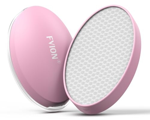 FVION Painless Crystal Hair Remover, Fine Grit Nano Hair Eraser, Glass Body Hair Shaver for Smooth Skin, Effortless Hair Removal Tool (Pink)