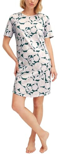 CALIDA Botanic Dreams Kurzarm-Nachthemd Damen North sea Green 40-42