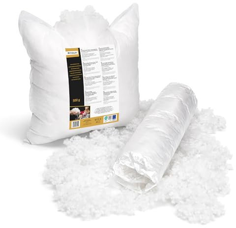 Polisoft Perlen-Füllwatte 2kg, Für Kissen Kuscheltiere und Amigurumi, Flauschige Füllmaterial für Kuscheltiere, Antiallergische, Öko-Tex 100 Zertifiziert, Weiß (2000)