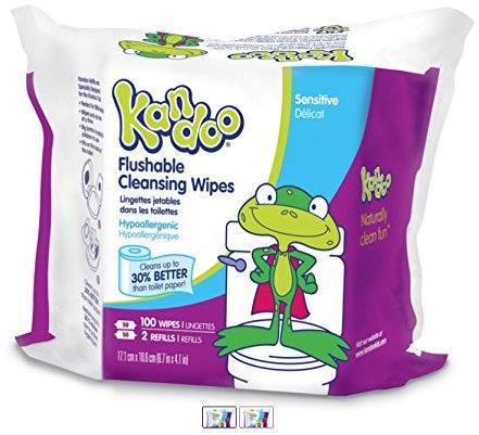 Kandoo Lingettes Sensitive Recharge 100 Ct