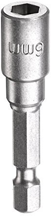 kwb Socket Wrench 6 mm Socket esagonale 102706 (1/4 '' E6.3 esagono, ISO 1173, Qualità TQ 60 Acciaio)