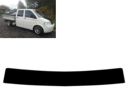 Tintcom.com Sonnenblendstreifen für T5 4-Türen 2003-2009 Passgenaue Tönungsfolie (50% Hellschwarz)