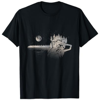 Chainsaw Woodworker Men Lumberjack Arborist Chainsaw T-Shirt